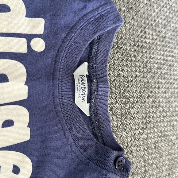 Baby Boden Digger Long-sleeve tee, size 3-6 months, blue - Picture 3 of 5